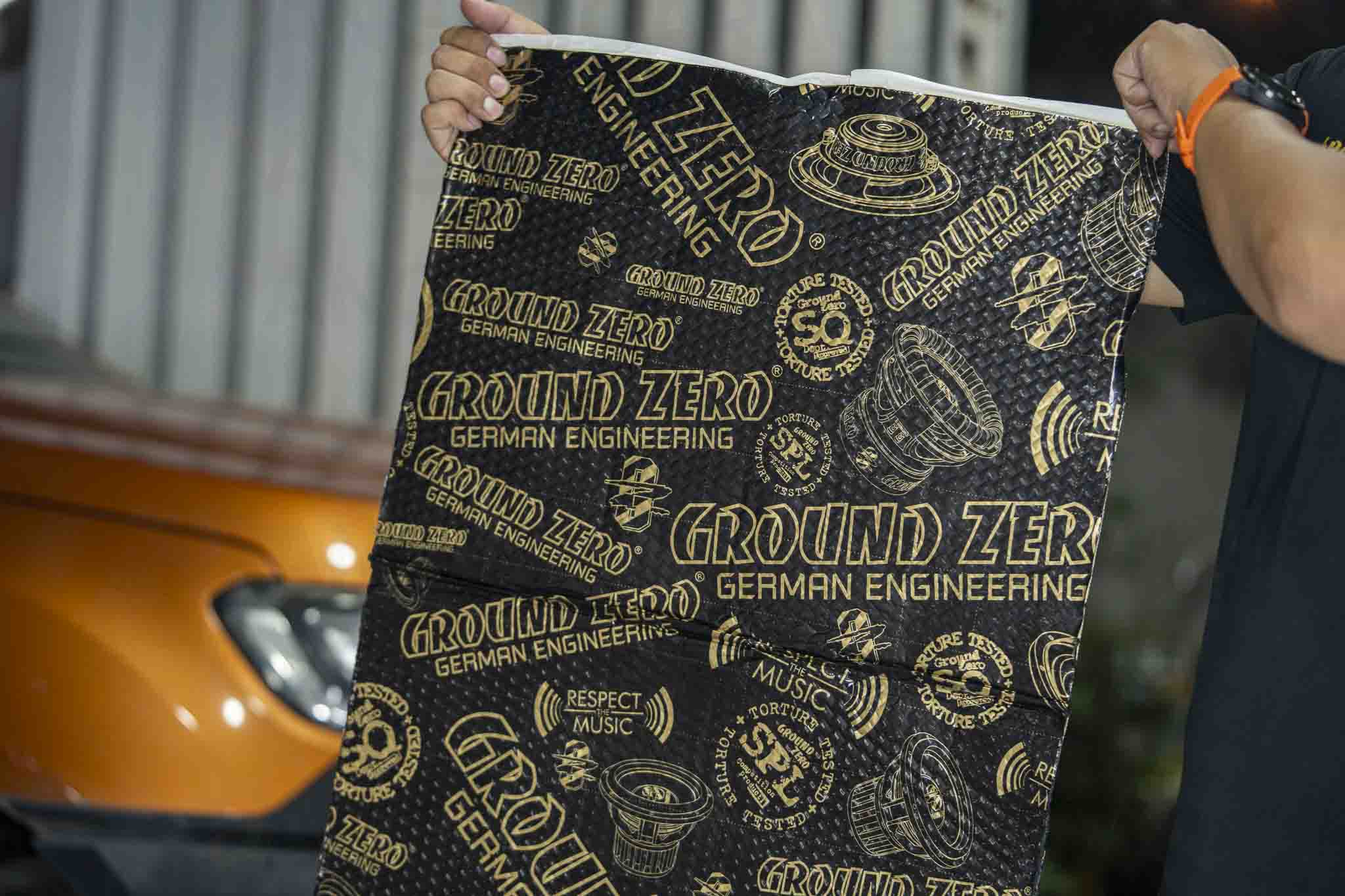Tấm cách âm Ground Zero tại Đăng Vũ Car Audio