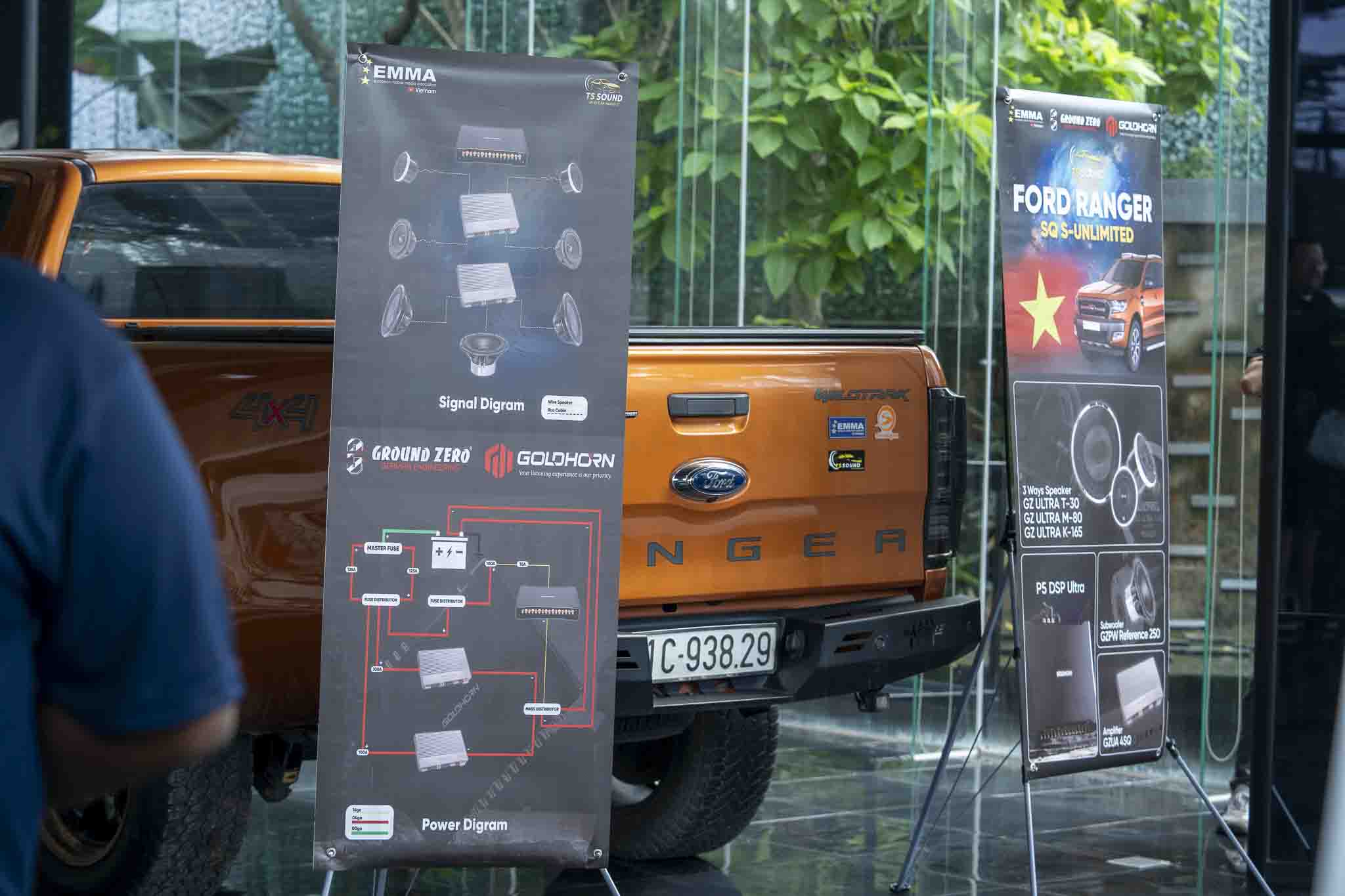 Ford Ranger của bạn Tâm - TS Sound