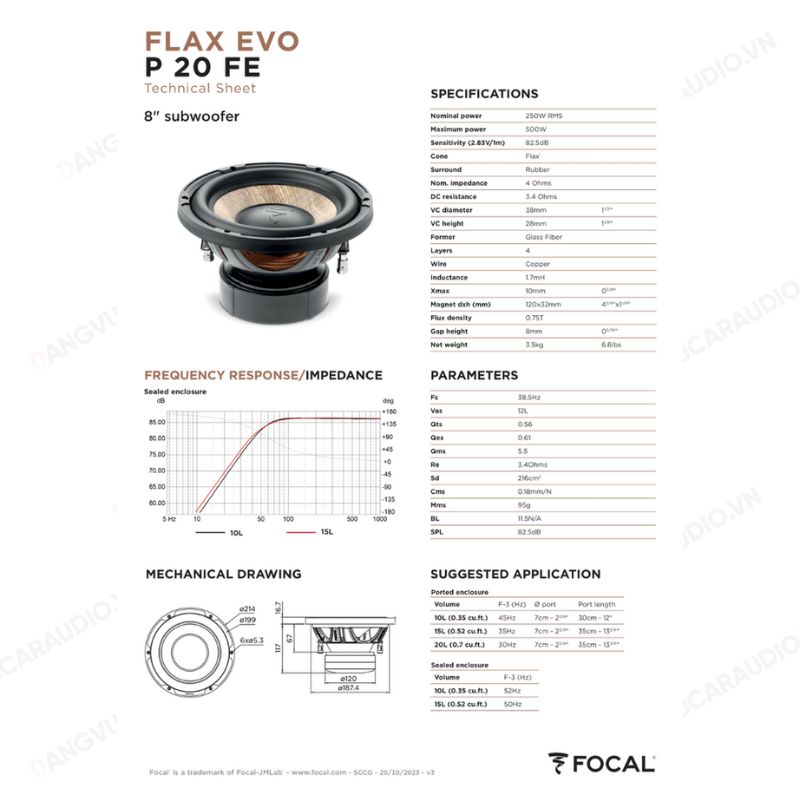 Focal Flax EVO 2 Way P 20 FE Đăng Vũ Car Audio (1) Focal Flax EVO 2 Way P 20 FE Đăng Vũ Car Audio (1)