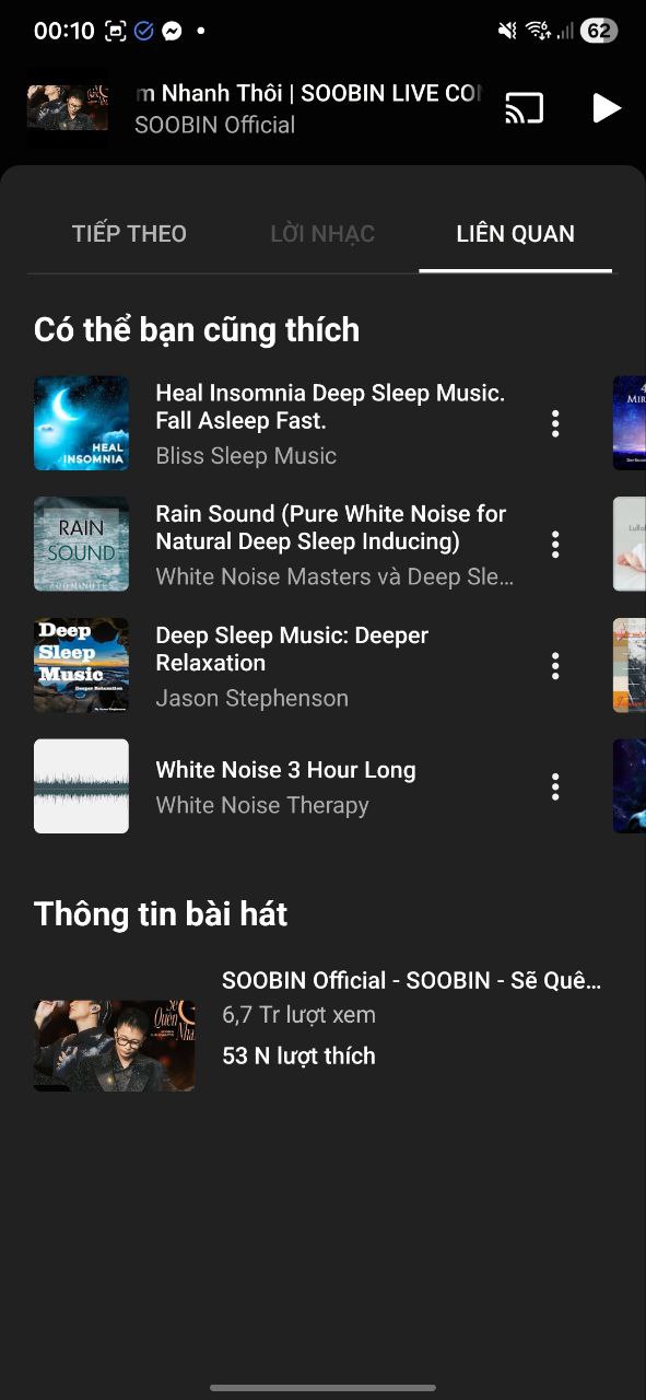 Gợi Ý Nhạc Của Youtube Music đỉnh