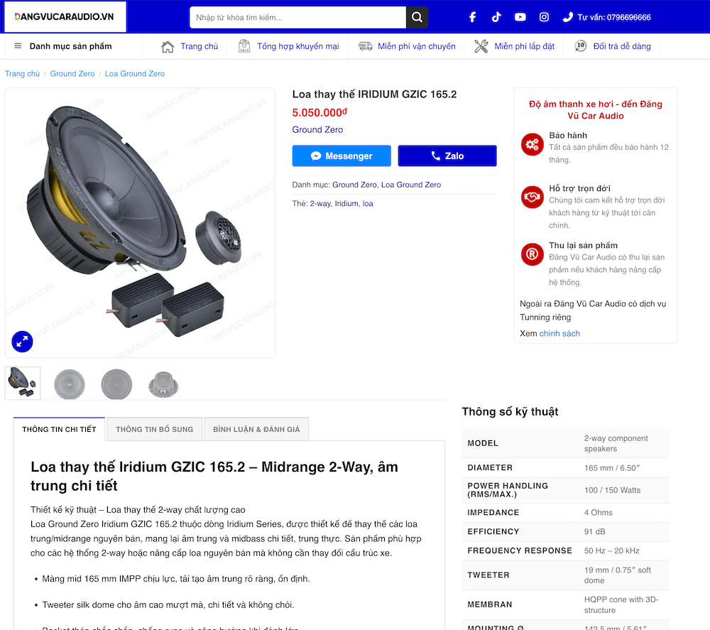 Ground Zero GZIC 165.2 Giá Chỉ 5 Triệu